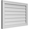 Ekena Millwork Vertical Surface Mount PVC Gable Vnt: Non-Functional, w/2"W x 1-1/2"H, Brickmould Frame, 30"W x 20"H GVPVE30X2002SN - alternate 5